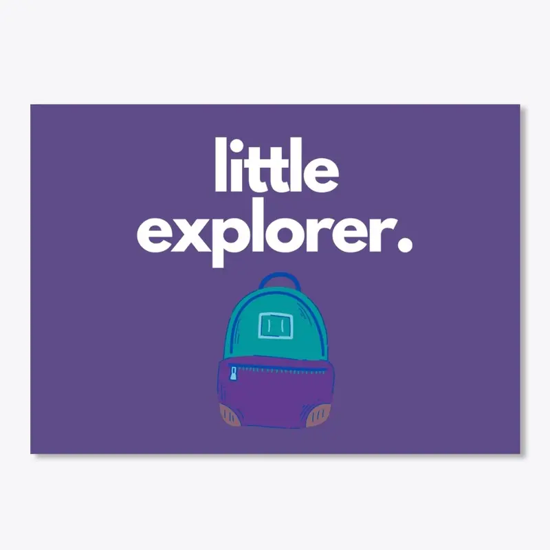 Little Explorer- Backpack